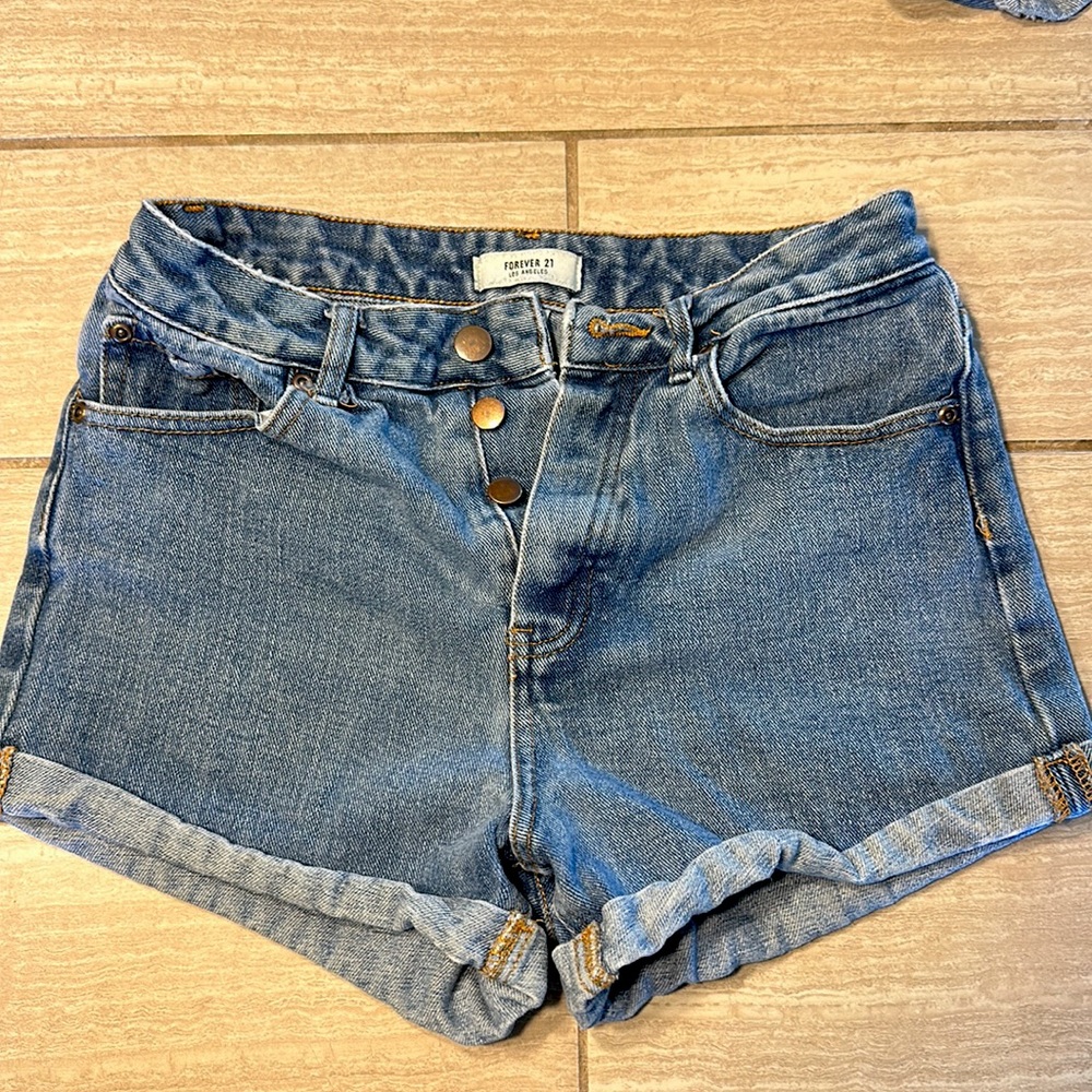 Forever 21 Jean high waisted shorts, gently worn, great condition
